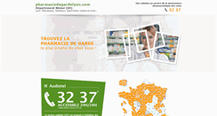 Desktop Screenshot of pharmaciedegardelyon.com